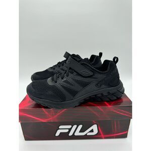 Fila Cryptonic 7 Strap Unisex Kids Black Shoes Size 6.5Y New In Box